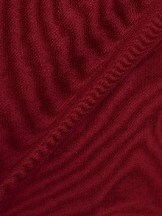 Annagreta Greta cropped cotton jersey t-shirt