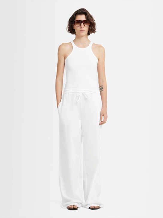 Annagreta Olimpia cotton twill pants