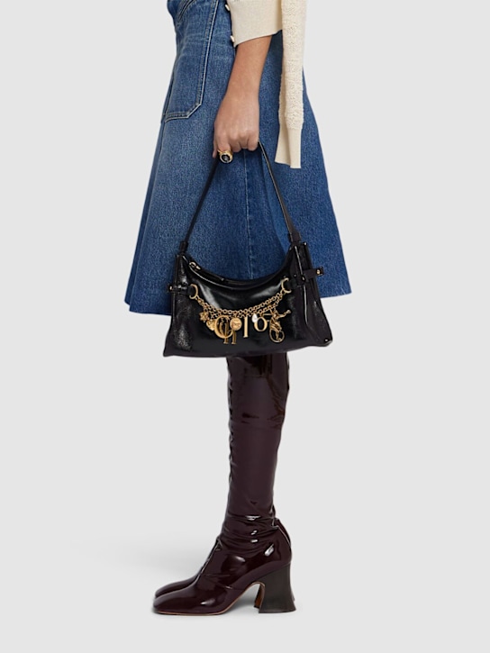 Chloé Charms shiny leather shoulder bag
