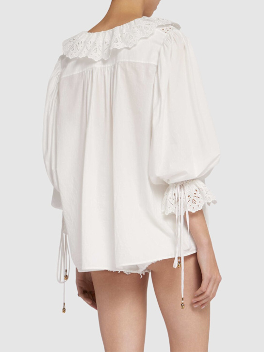 Chloé Ruffled cotton shirt