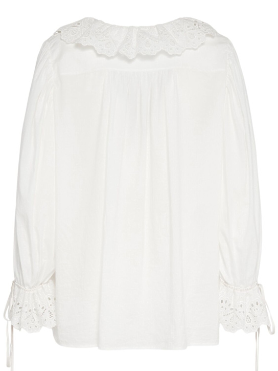 Chloé Ruffled cotton shirt