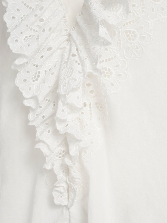 Chloé Ruffled cotton shirt