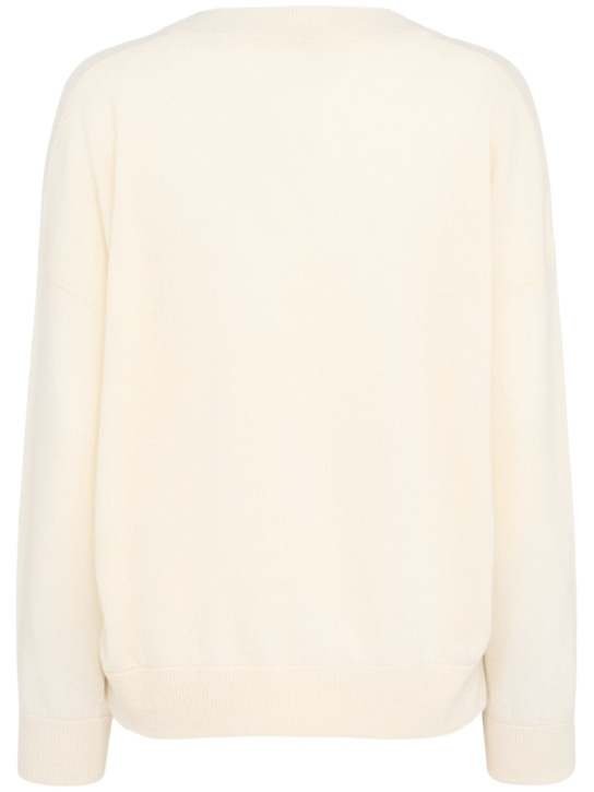 Annagreta Evelyn wool knit V-neck sweater