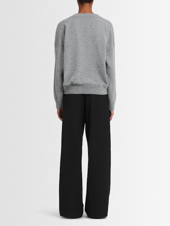 Annagreta Evelyn wool knit V-neck sweater