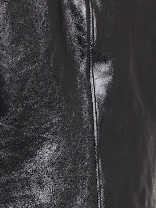 Our Legacy Leather zip-up jacket