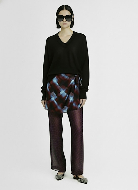 Dries Van Noten Pritty viscose skirt pants