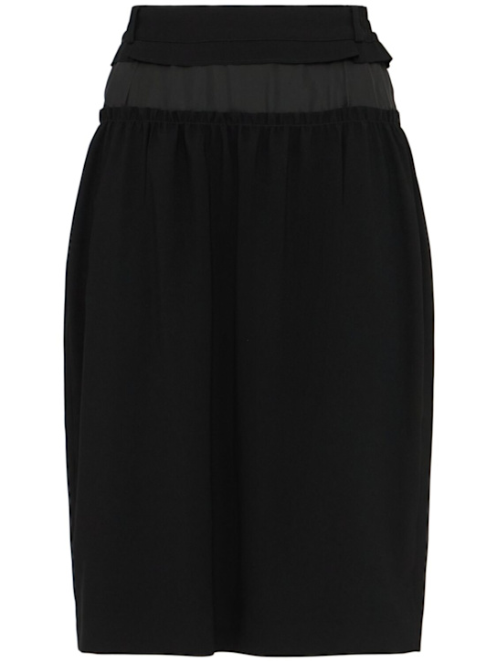 Maison Margiela Envers satin midi skirt