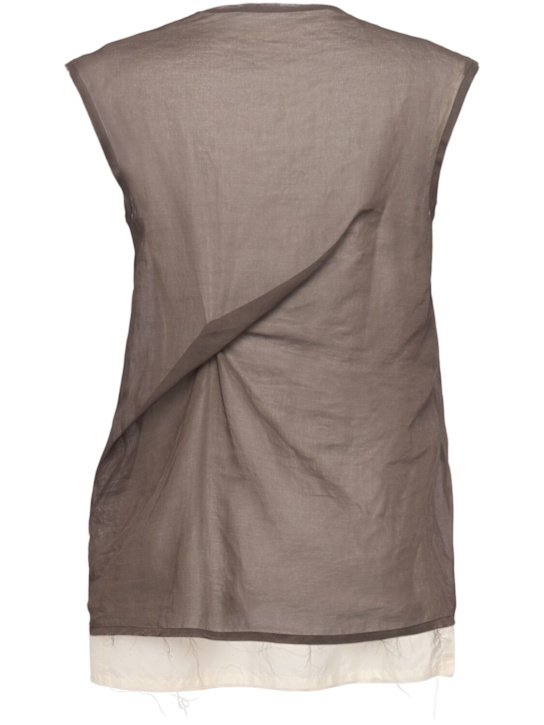 The Row Inawa draped cotton organza top 4 The Row Inawa draped cotton organza top