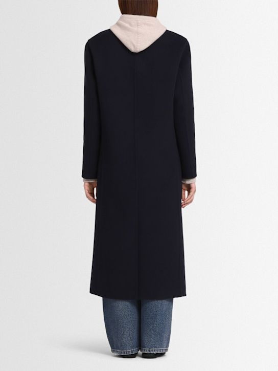 Annagreta Bianca double breasted wool blend coat