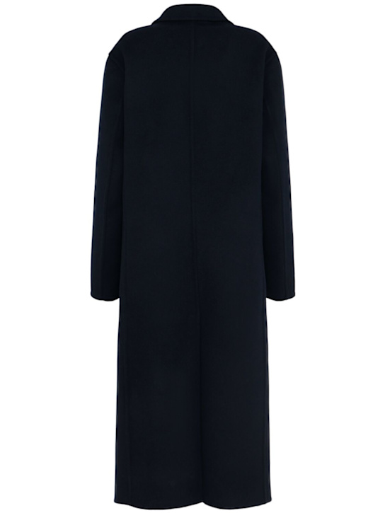 Annagreta Bianca double breasted wool blend coat