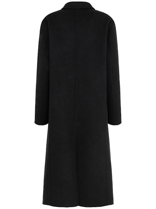 Annagreta Bianca double breasted wool blend coat