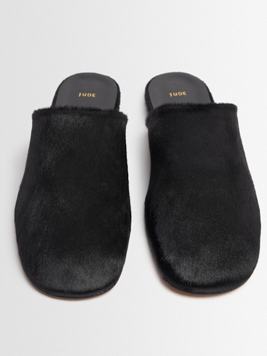 Jude Floor pony skin flat mules 3 Jude Floor pony skin flat mules