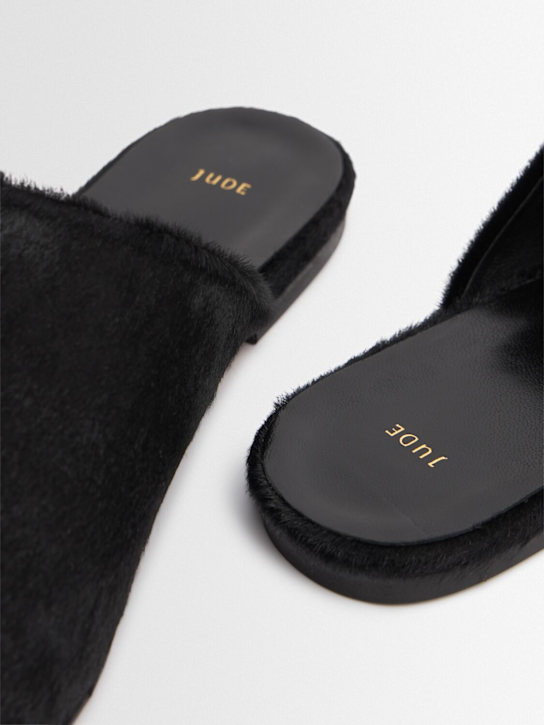 Jude Floor pony skin flat mules 4 Jude Floor pony skin flat mules