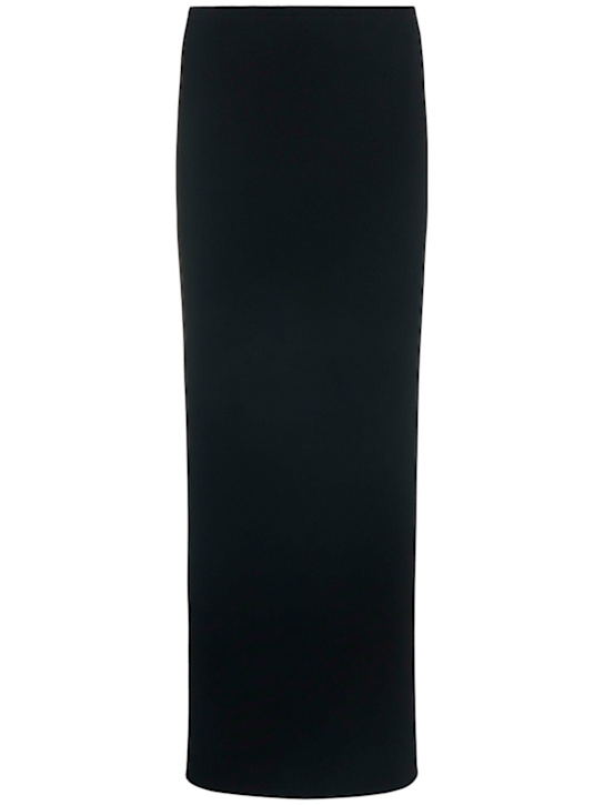 Khaite Lilth crepe jersey long skirt