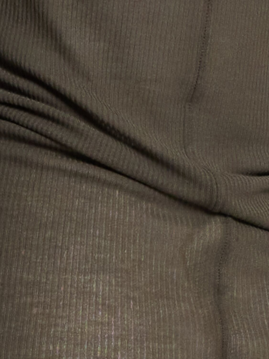 Rick Owens Viscose & silk rib jersey l/s top 5 Rick Owens Viscose & silk rib jersey l/s top