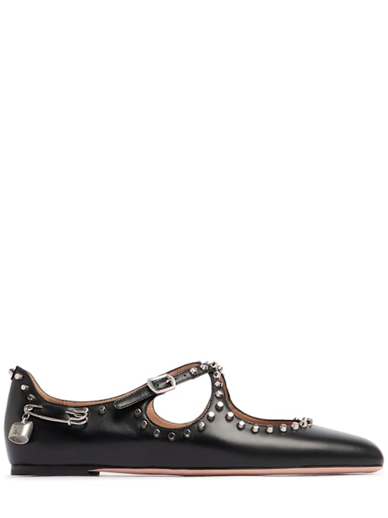 Bally 10mm Beliska studded leather flats
