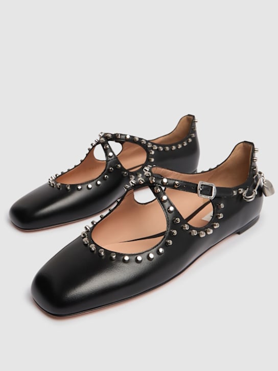 Bally 10mm Beliska studded leather flats