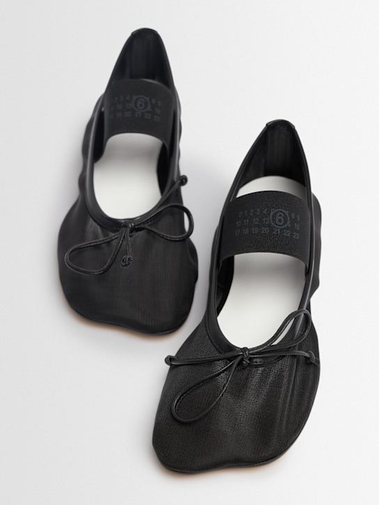 MM6 Maison Margiela 10mm Anatomic mesh ballerina flats 3 MM6 Maison Margiela 10mm Anatomic mesh ballerina flats