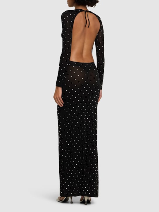 Rabanne Second skin long dress w/hotfix 3 Rabanne Second skin long dress w/hotfix