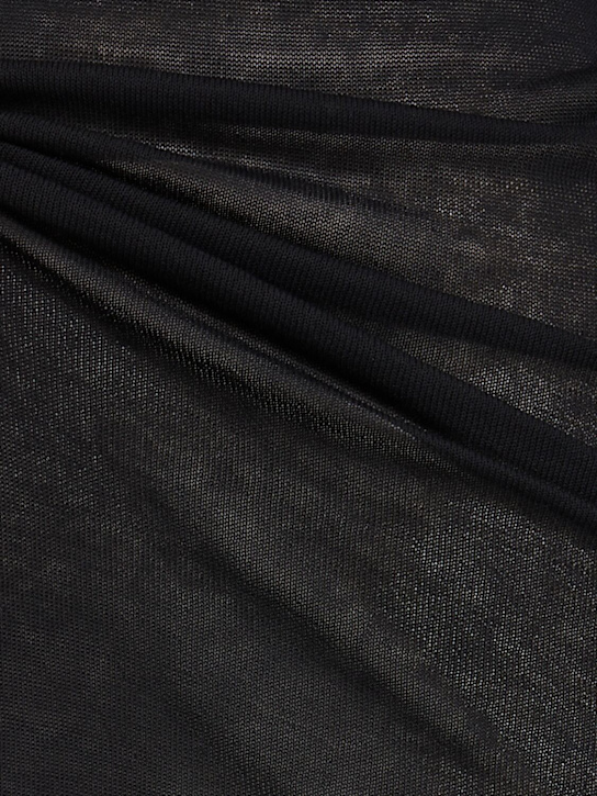 Bite Studios Transparent jersey tank top