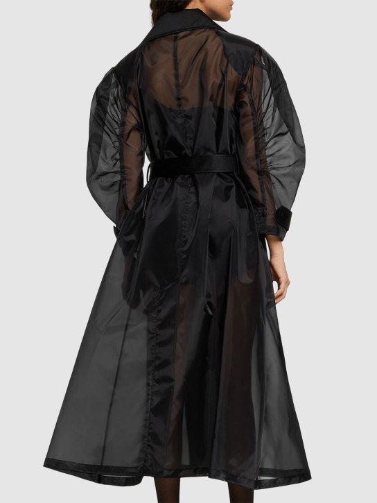 Dolce&Gabbana Long belted organza coat 3 Dolce&Gabbana Long belted organza coat