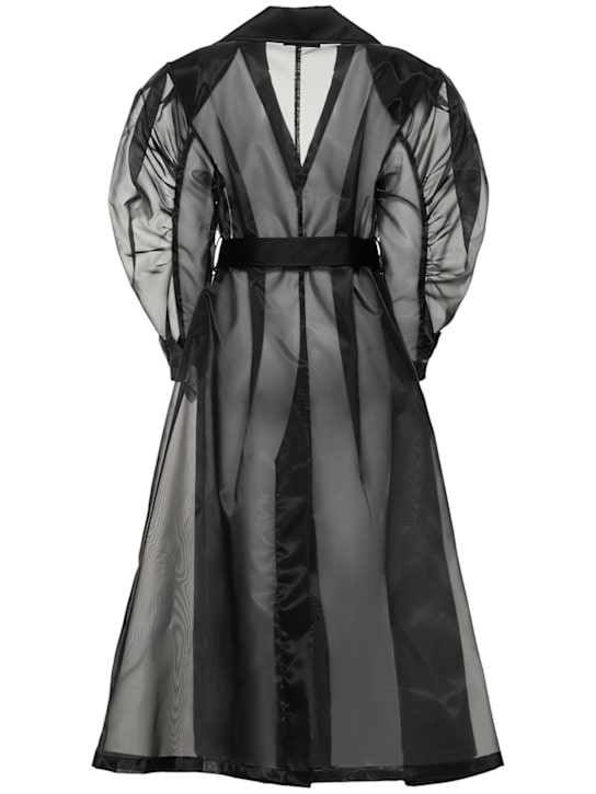 Dolce&Gabbana Long belted organza coat 5 Dolce&Gabbana Long belted organza coat