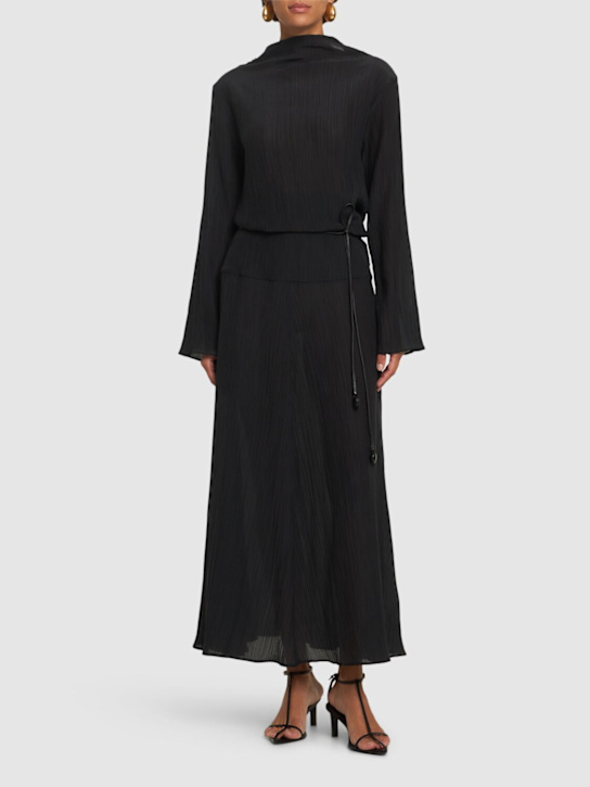 Bite Studios Parchment textured flared skirt