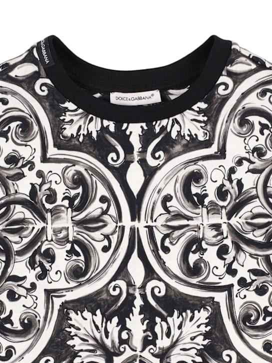Dolce&Gabbana Printed cotton jersey t-shirt