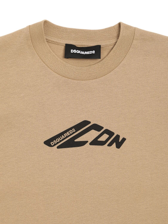 Dsquared2 Printed cotton jersey t-shirt