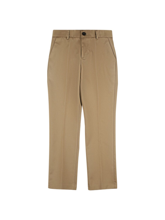 Versace Cotton satine gabardine pants