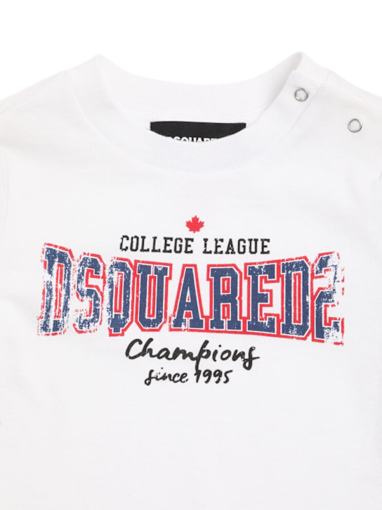 Dsquared2 Printed cotton jersey t-shirt