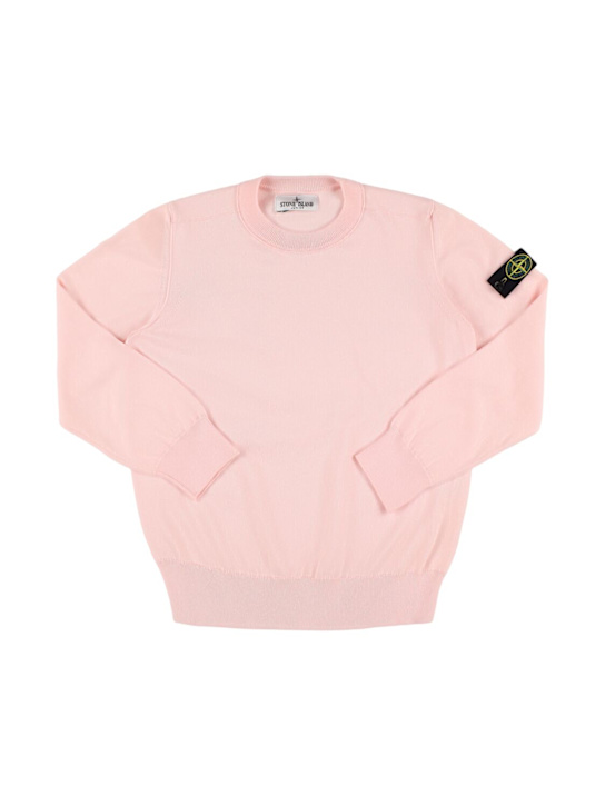 Stone Island Junior Cotton jersey crewneck sweatshirt