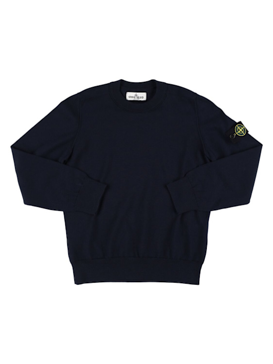 Stone Island Junior Cotton jersey crewneck sweatshirt 7 Stone Island Junior Cotton jersey crewneck sweatshirt