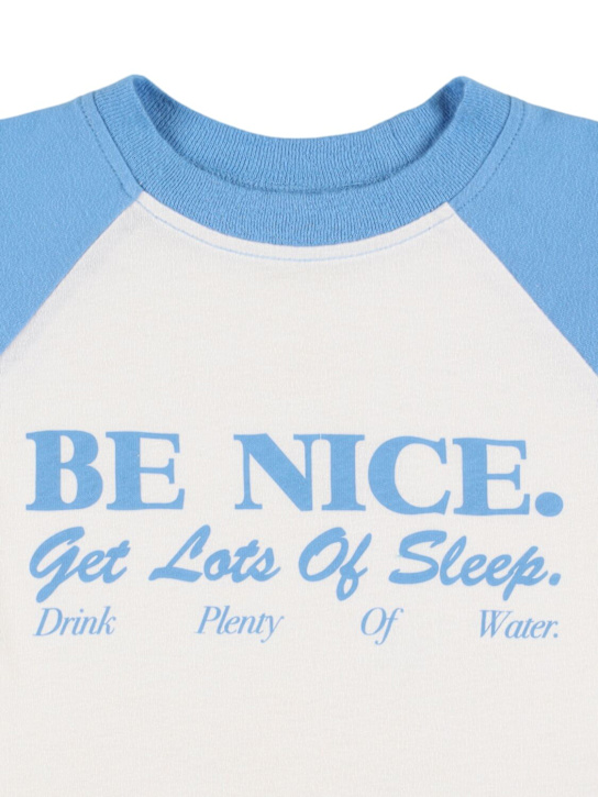 Sporty & Rich Be Nice long sleeve cotton t-shirt