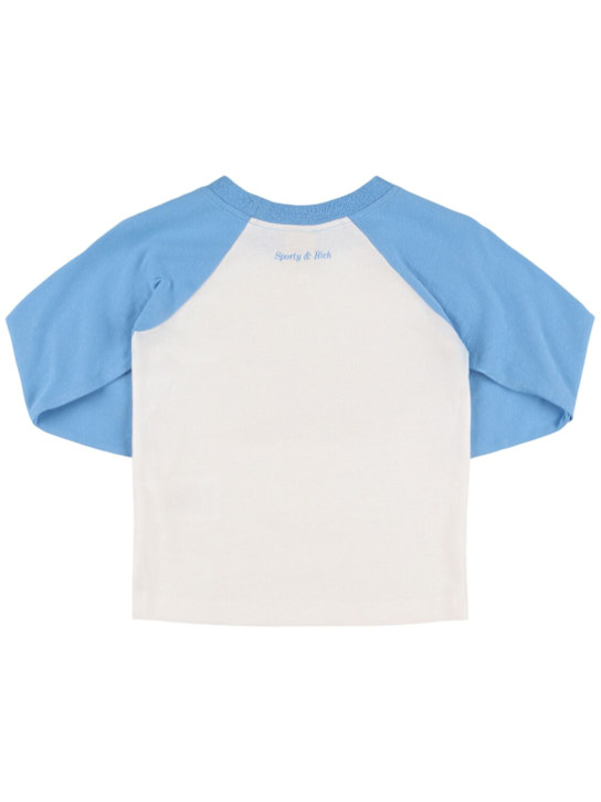 Sporty & Rich Be Nice long sleeve cotton t-shirt 3 Sporty & Rich Be Nice long sleeve cotton t-shirt
