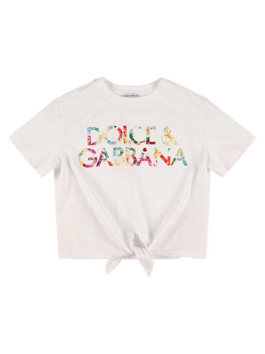 Dolce&Gabbana Printed cotton jersey t-shirt