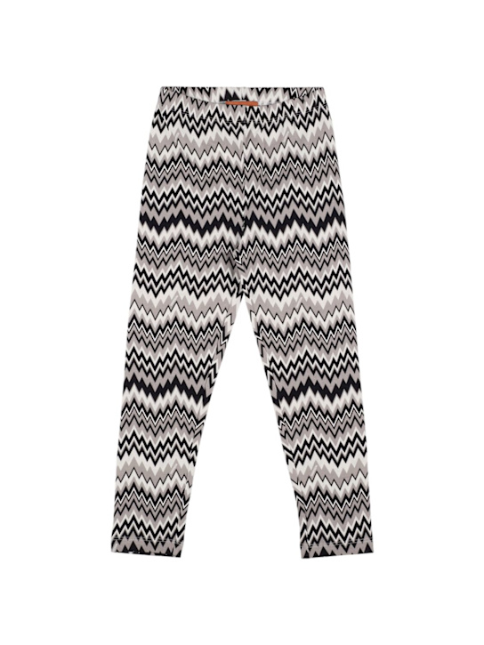 Missoni Printed cotton blend jersey leggings