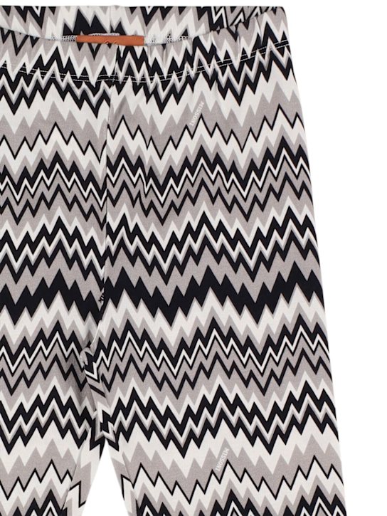 Missoni Printed cotton blend jersey leggings