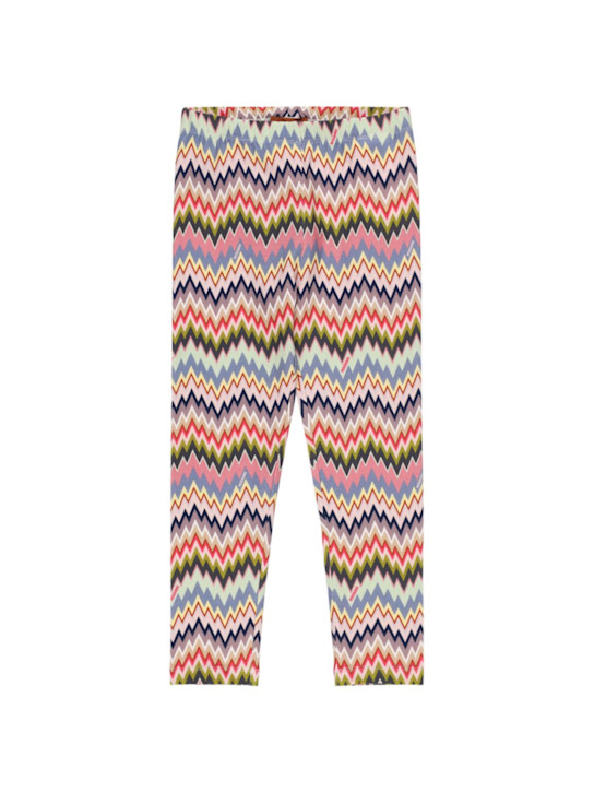 Missoni Printed cotton blend jersey leggings 4 Missoni Printed cotton blend jersey leggings