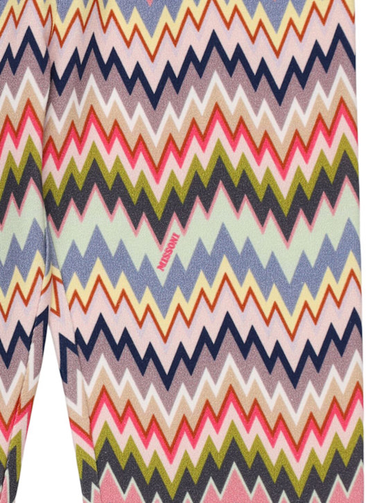 Missoni Printed cotton blend jersey leggings