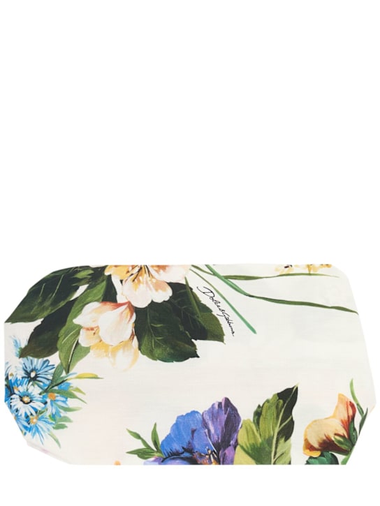 Dolce&Gabbana Printed cotton poplin headband
