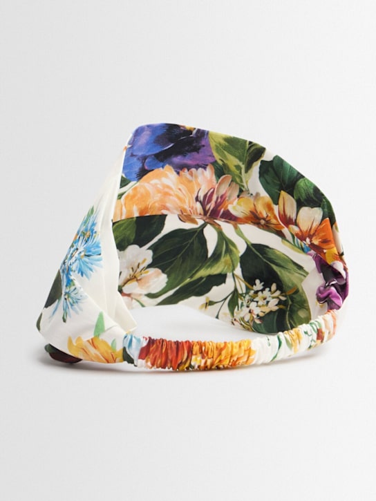 Dolce&Gabbana Printed cotton poplin headband