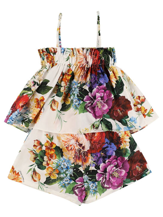 Dolce&Gabbana Printed cotton poplin top & shorts 3 Dolce&Gabbana Printed cotton poplin top & shorts