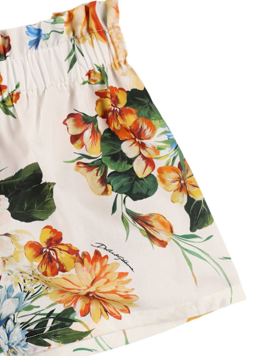 Dolce&Gabbana Printed cotton poplin top & shorts 4 Dolce&Gabbana Printed cotton poplin top & shorts