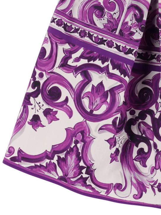 Dolce&Gabbana Printed cotton skirt