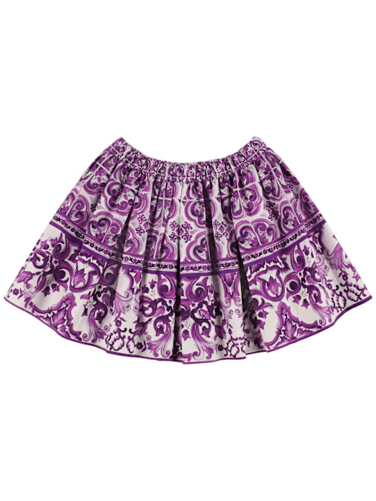 Dolce&Gabbana Printed cotton skirt 3 Dolce&Gabbana Printed cotton skirt