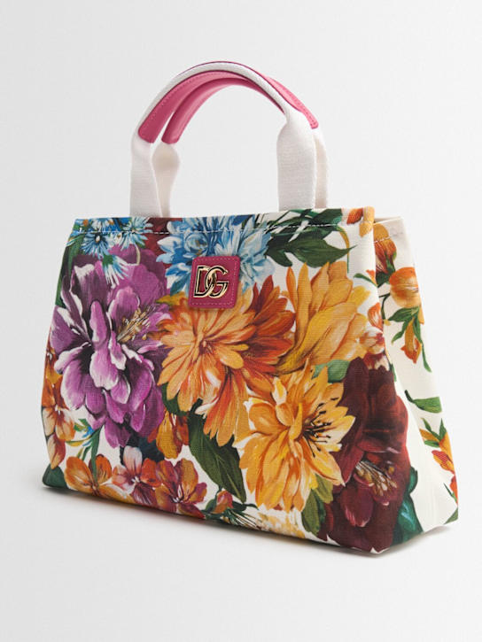 Dolce&Gabbana Printed cotton canvas bag