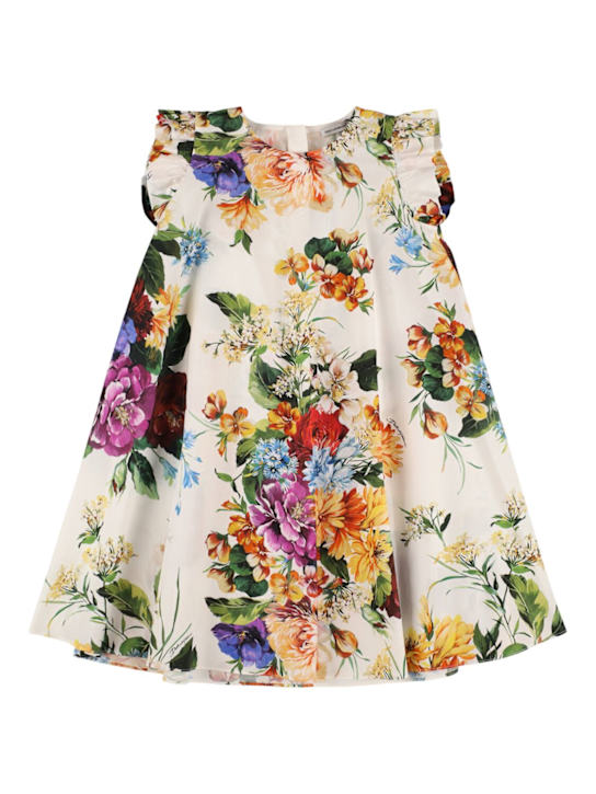 Dolce&Gabbana Printed cotton poplin dress