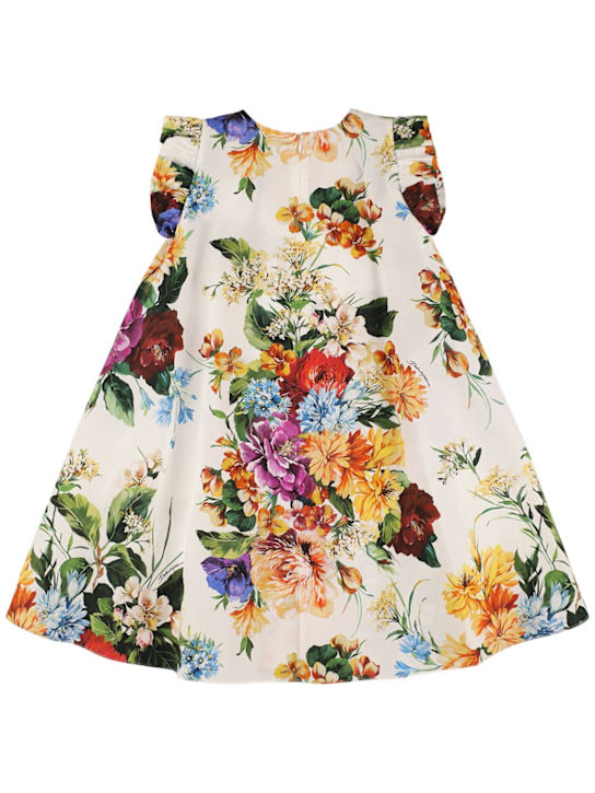 Dolce&Gabbana Printed cotton poplin dress