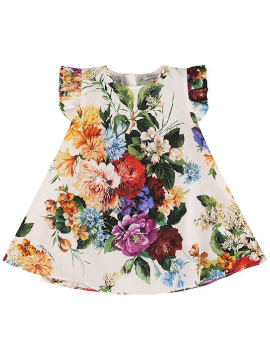 Dolce&Gabbana Printed cotton poplin dress